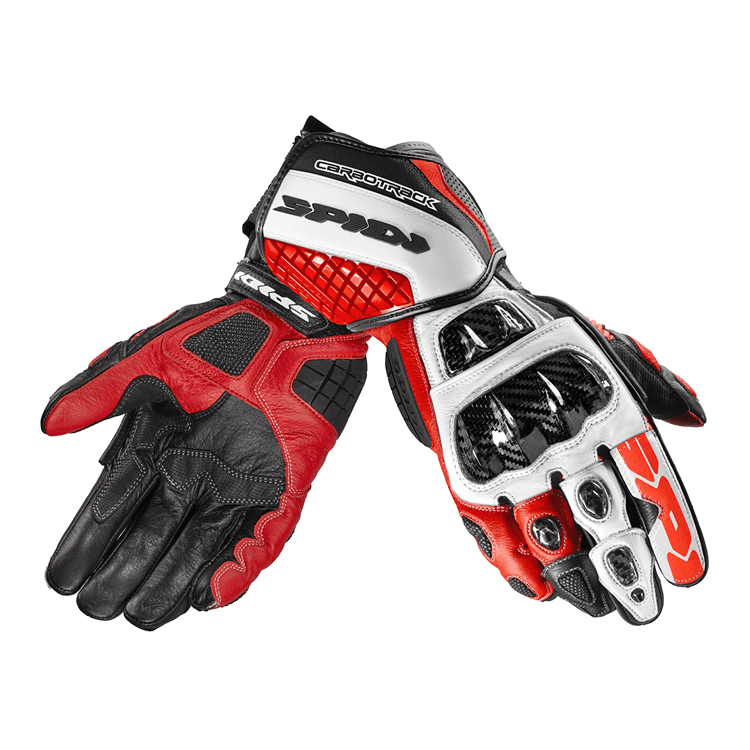 Мотоперчатки SPIDI CARBO TRACK EVO Red