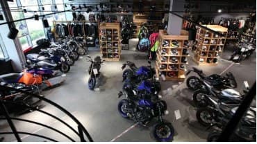 Шоурум Motorrika — выставочная зона мотоциклов